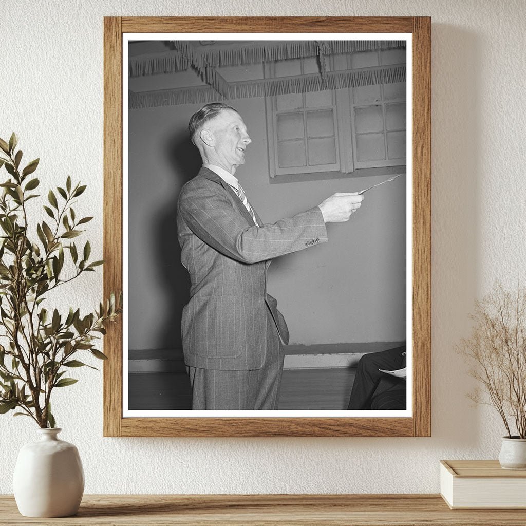 Bishop of Latter Day Saints Church Mendon Utah 1940 - Available at KNOWOL