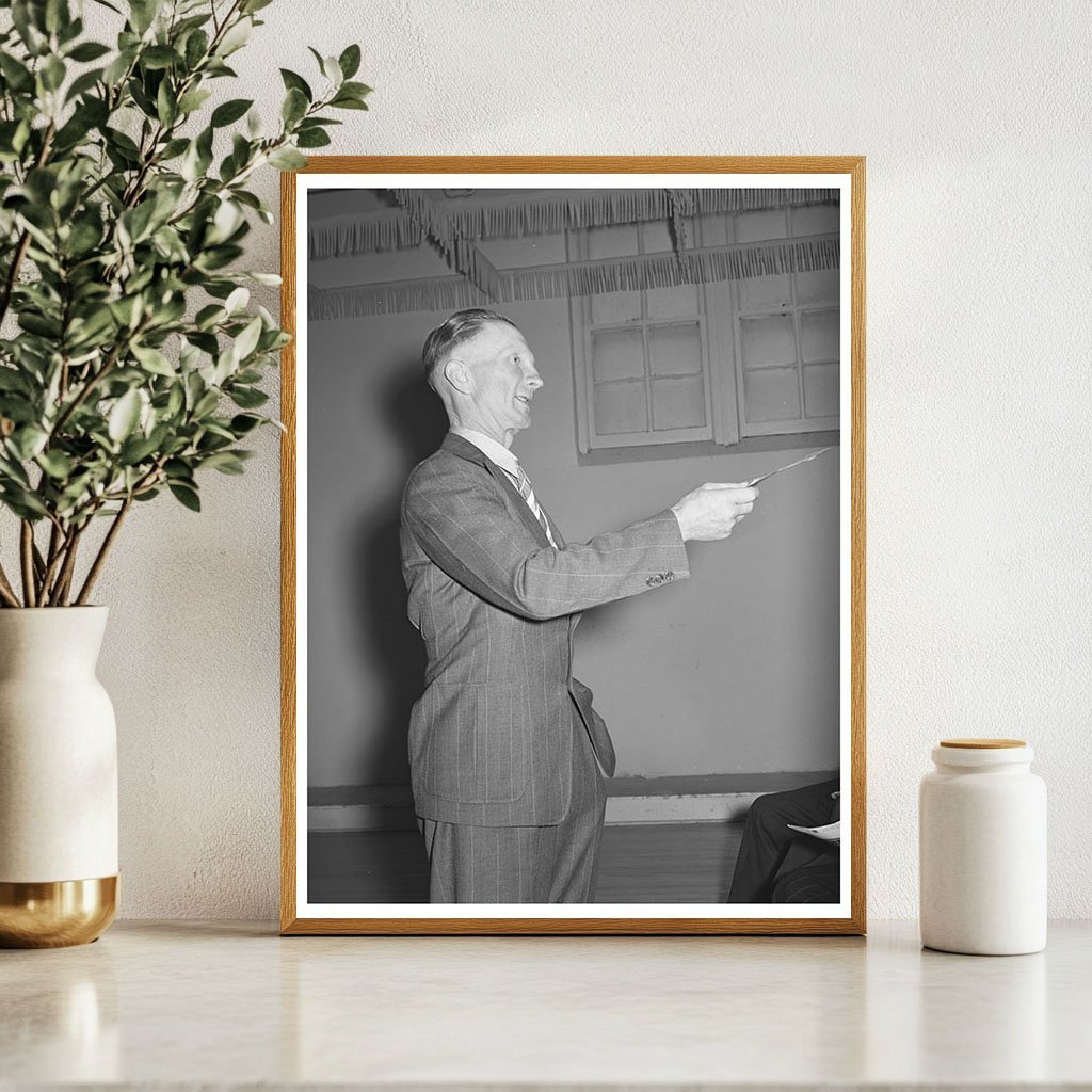 Bishop of Latter Day Saints Church Mendon Utah 1940 - Available at KNOWOL