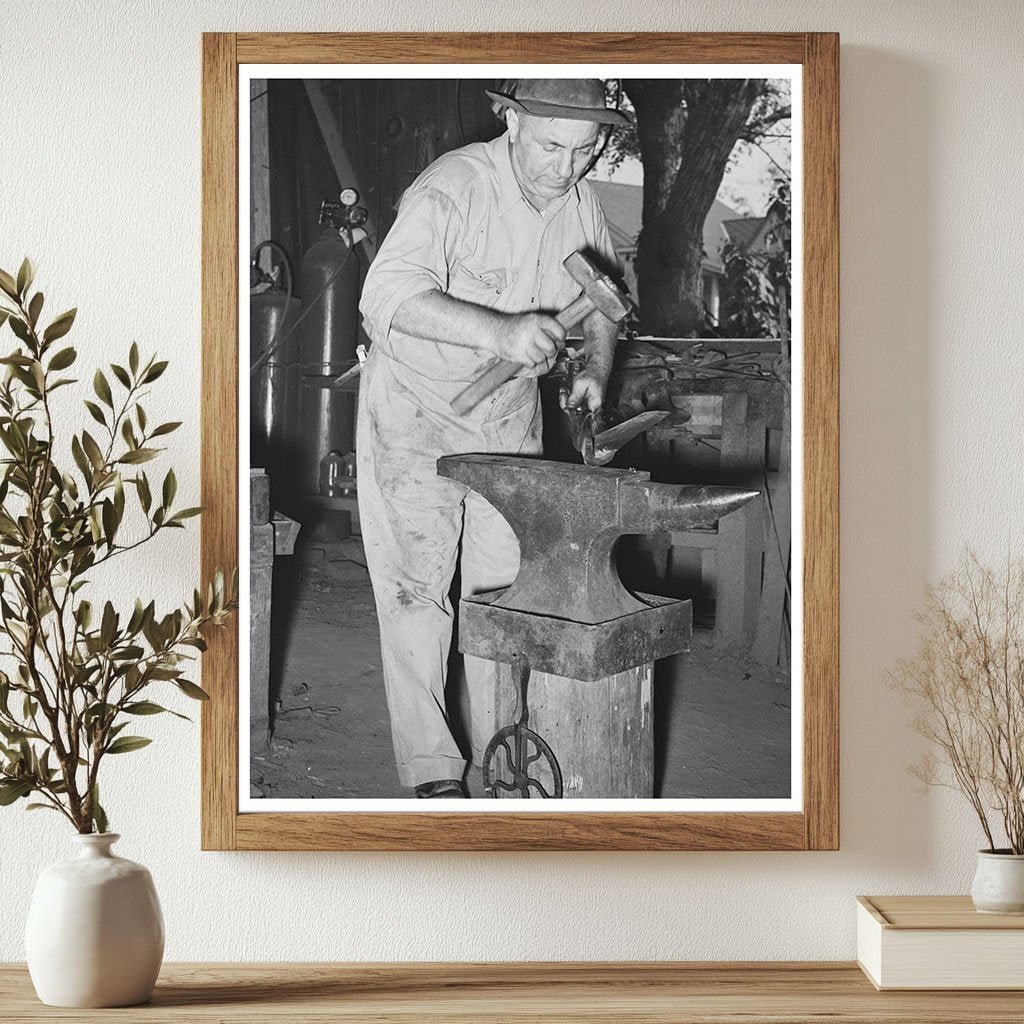 Blacksmith Crafts Knife for Farm Tool Abbeville 1938 - Available at KNOWOL