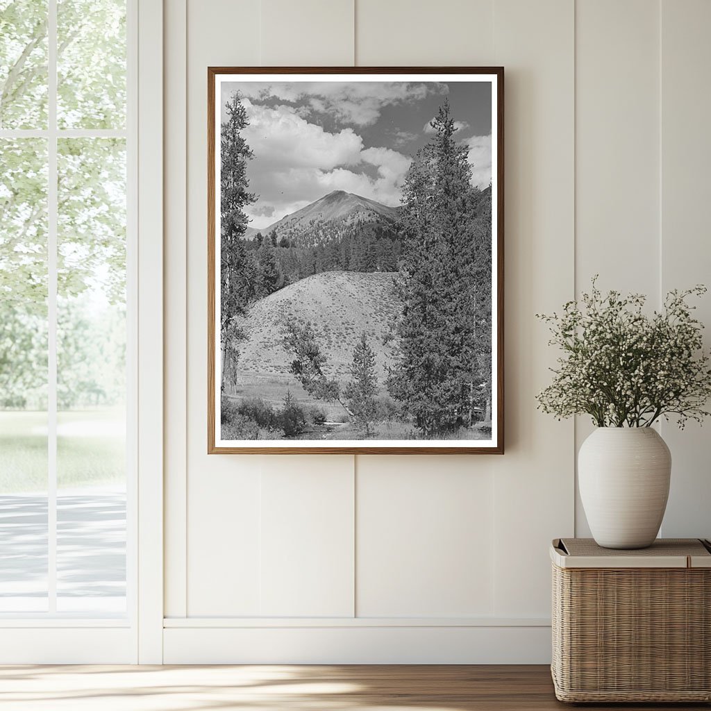 Blaine County Idaho Mountains Big Wood River August 1942 - Available at KNOWOL