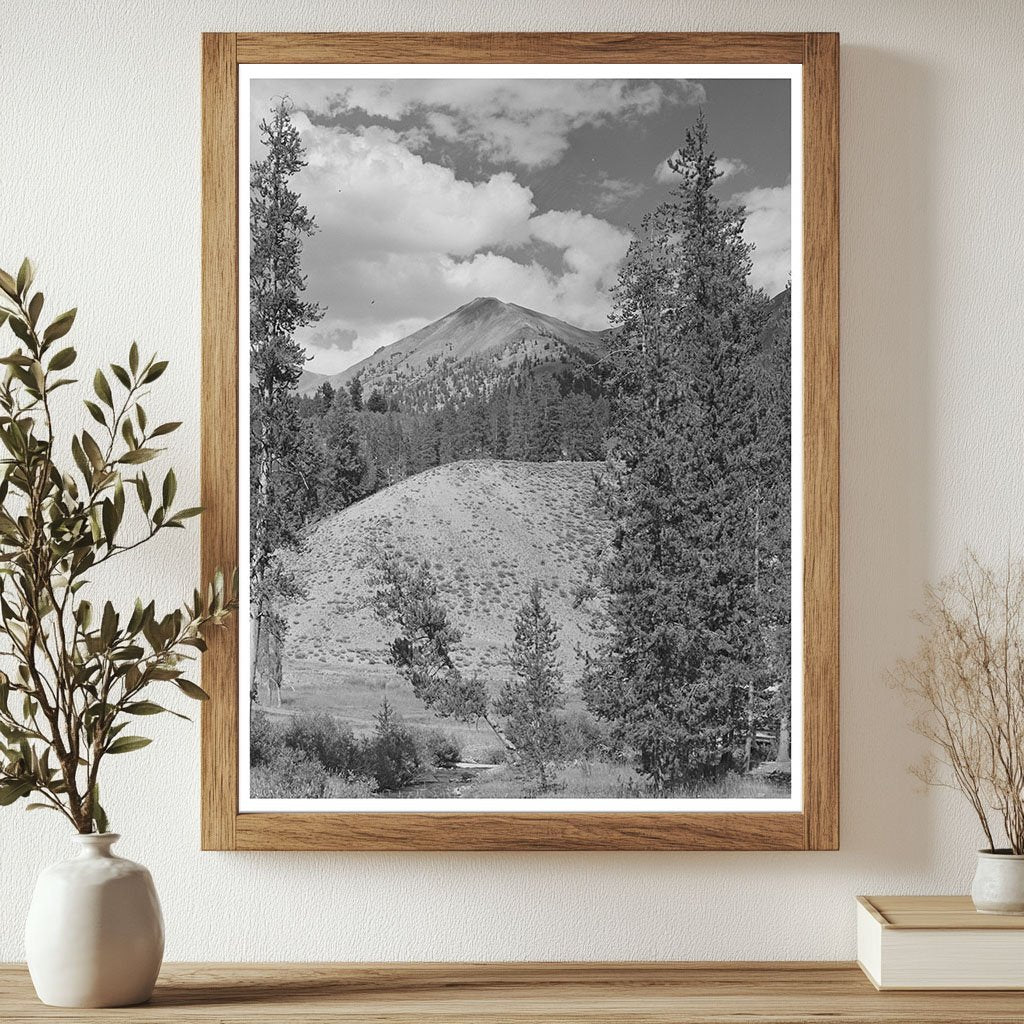 Blaine County Idaho Mountains Big Wood River August 1942 - Available at KNOWOL