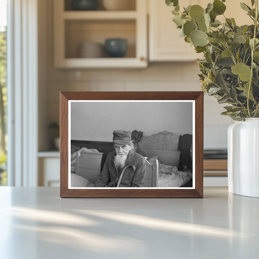 Blind Paralyzed Man Refugee in Sikeston Missouri 1937 - Available at KNOWOL