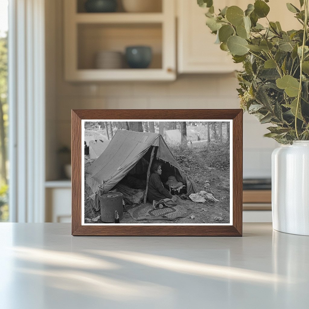 Blueberry Picker at Camp Little Fork Minnesota August 1937 - Available at KNOWOL