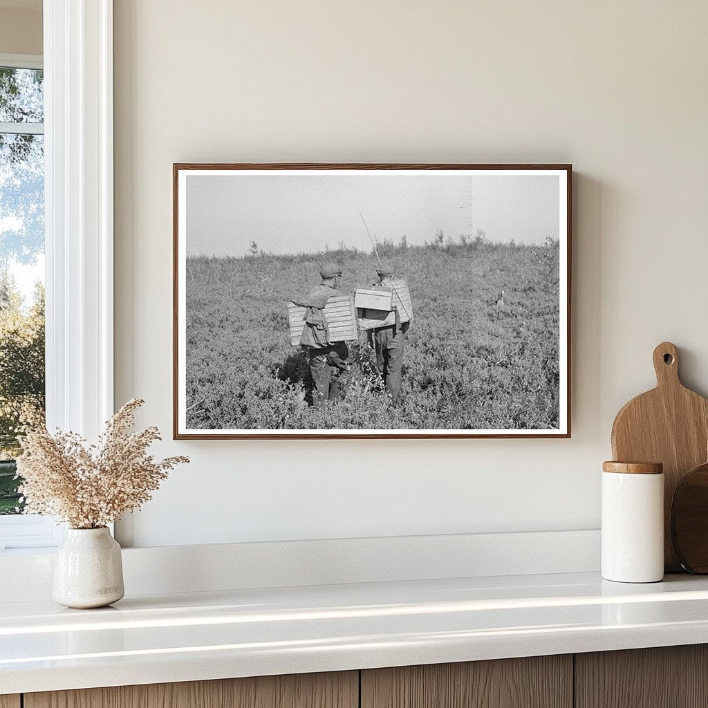 Blueberry Pickers Returning Home Little Fork Minnesota 1937 - Available at KNOWOL
