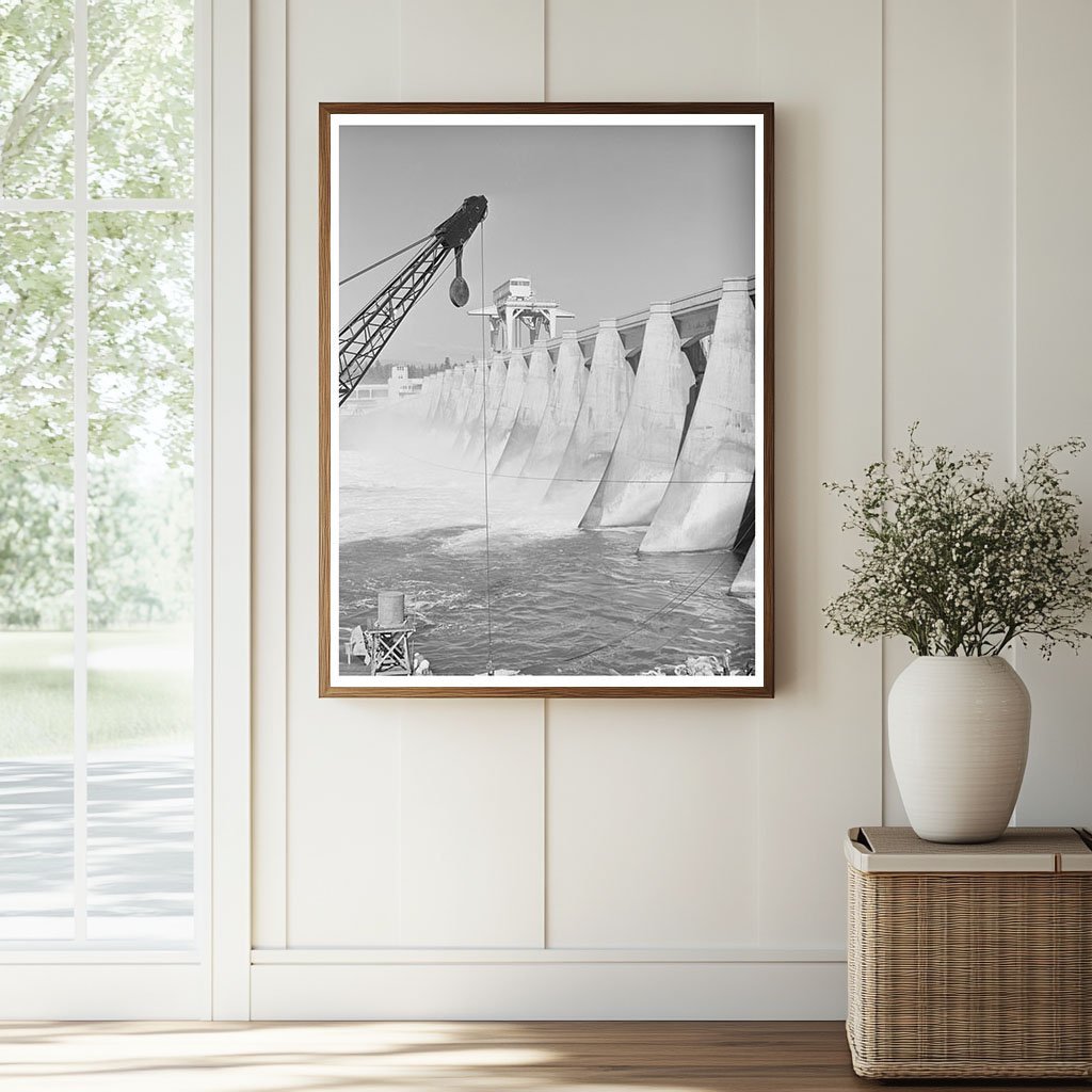 Bonneville Dam Hydroelectric Units Construction 1941 - Available at KNOWOL