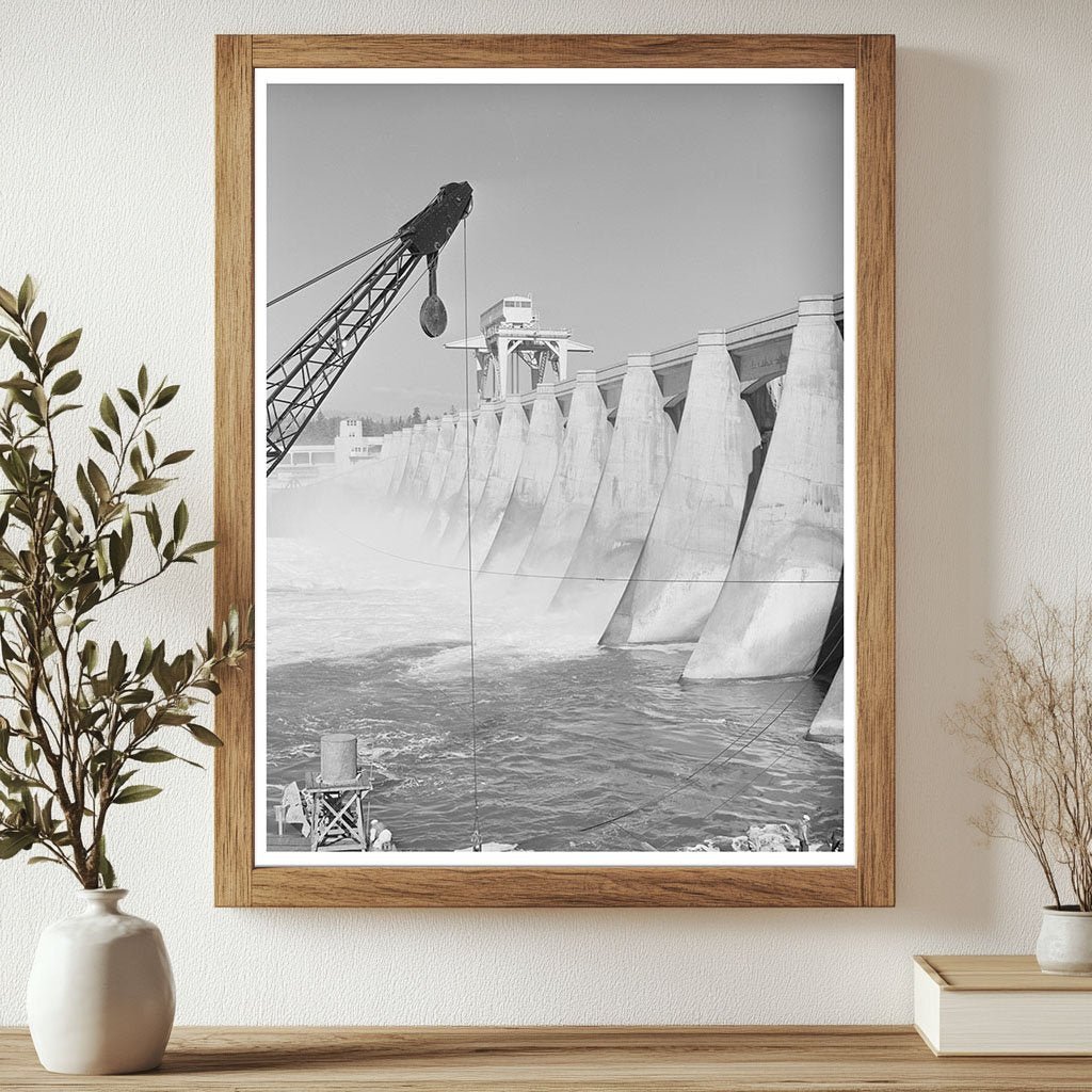 Bonneville Dam Hydroelectric Units Construction 1941 - Available at KNOWOL