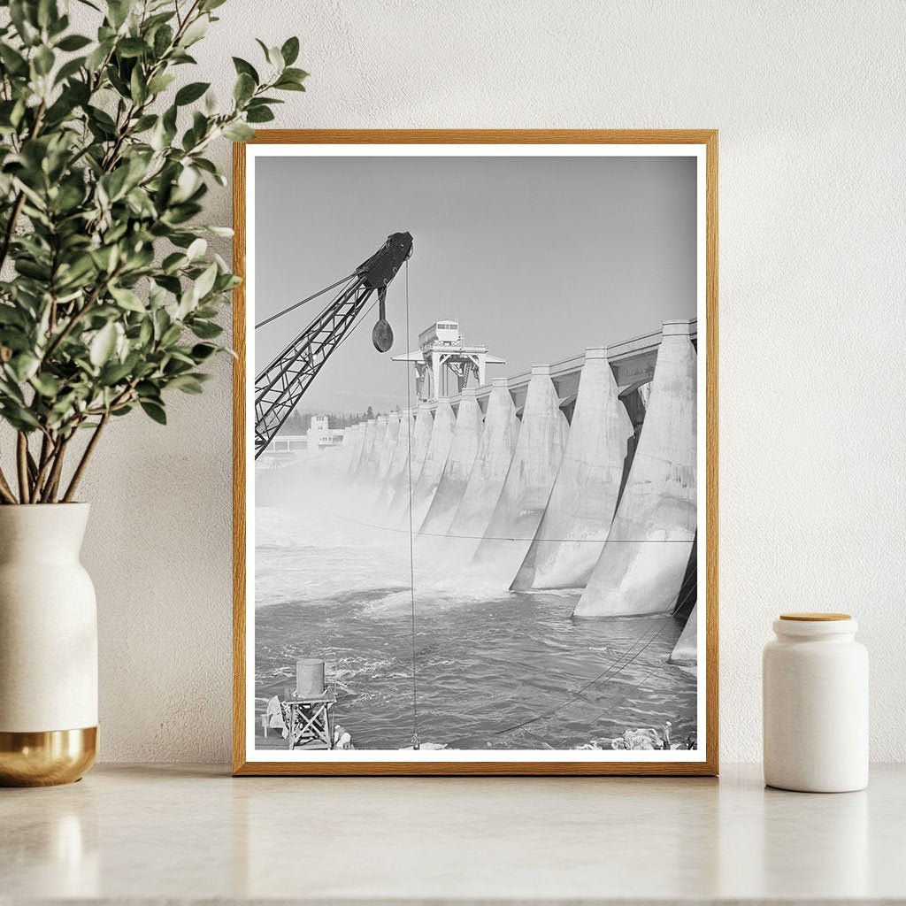 Bonneville Dam Hydroelectric Units Construction 1941 - Available at KNOWOL