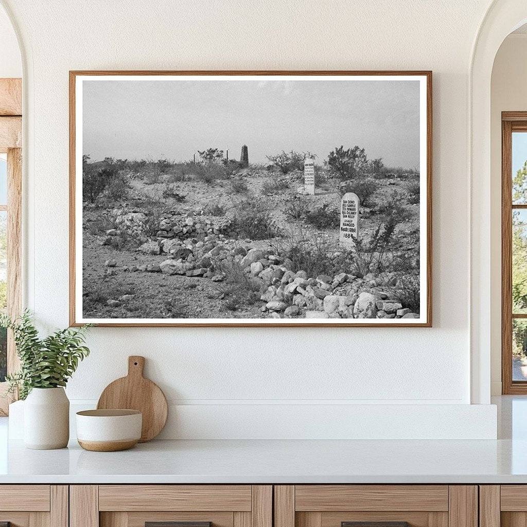 Boothill Cemetery Tombstone Arizona April 1940 Vintage Image - Available at KNOWOL