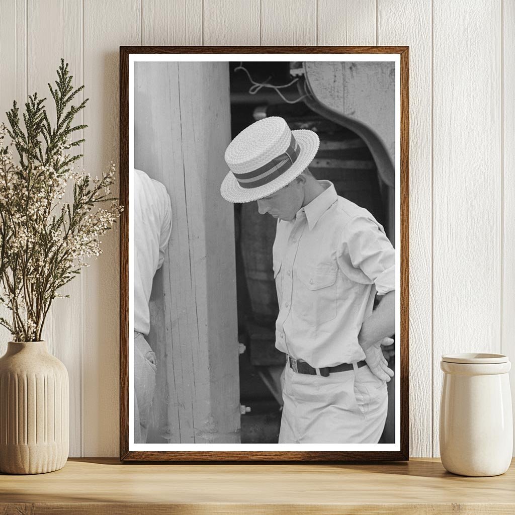 Boothville Louisiana Dock Life September 1938 Image - Available at KNOWOL