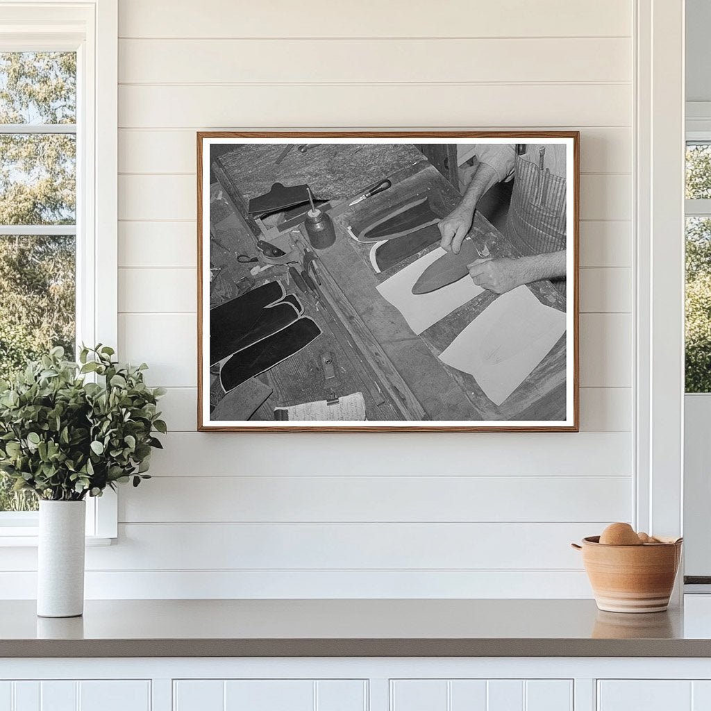 Bootmaking Process in 1939 Alpine Texas - Available at KNOWOL