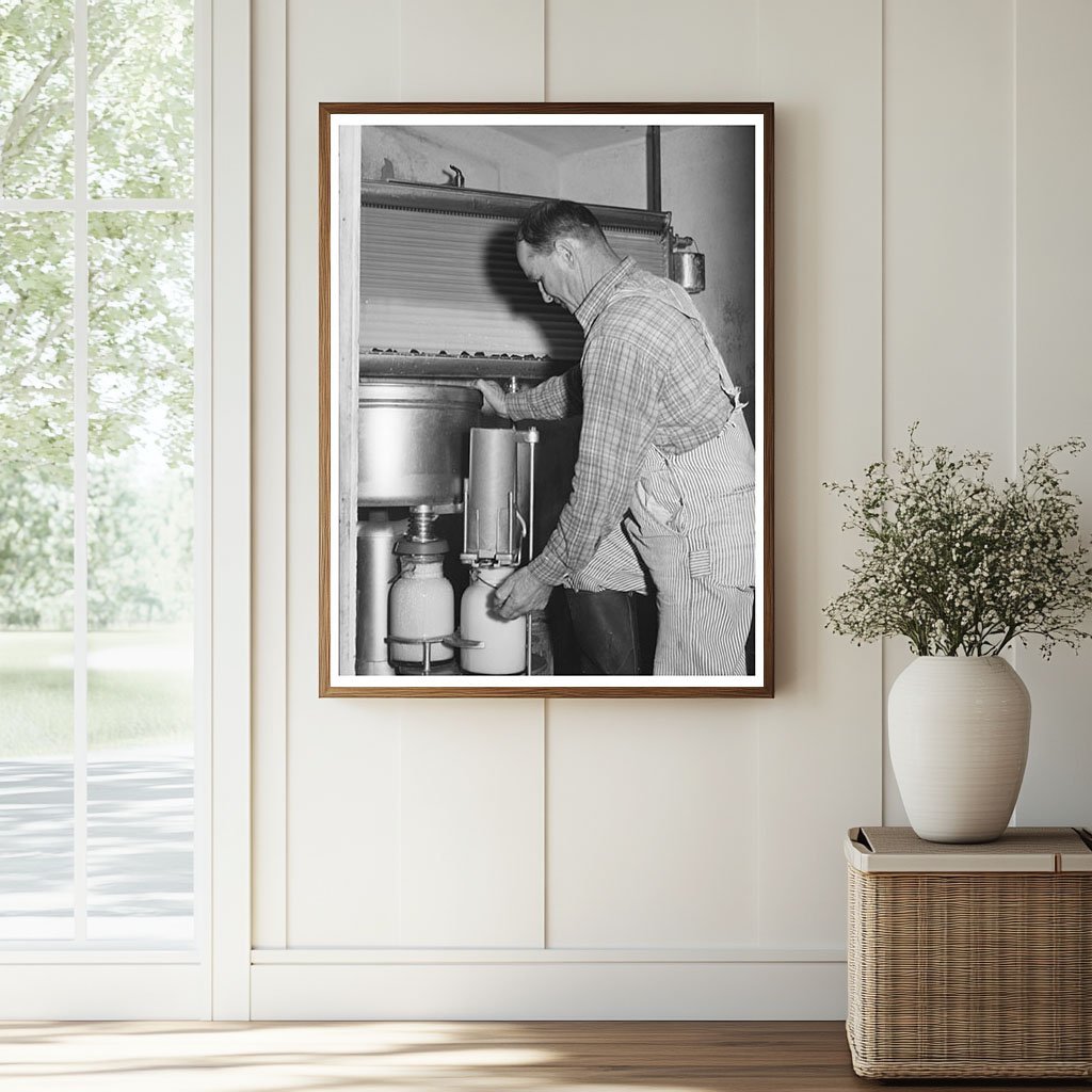 Bottling Milk at Mineral King Farm Tulare County 1940 - Available at KNOWOL