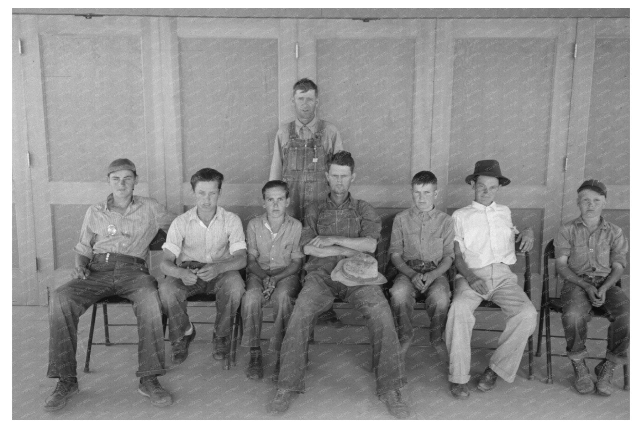 Boys Baseball Team at Agua Fria Labor Camp 1940 - Available at KNOWOL
