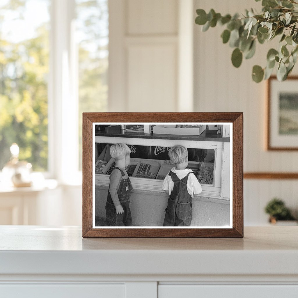 Boys Choosing Candy in Caldwell Idaho July 1941 - Available at KNOWOL