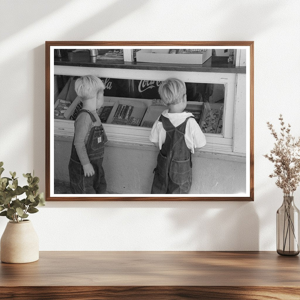 Boys Choosing Candy in Caldwell Idaho July 1941 - Available at KNOWOL