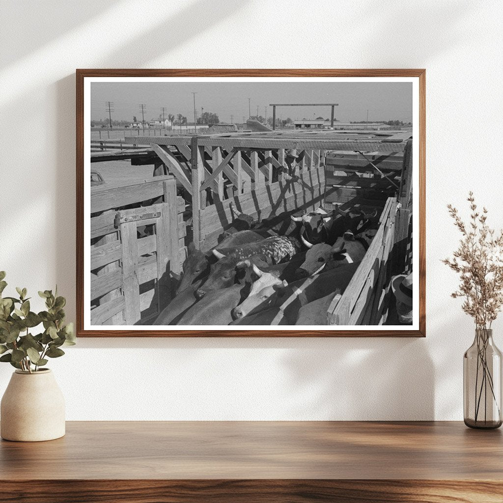 Brawley California Cattle Corral 1942 - Available at KNOWOL