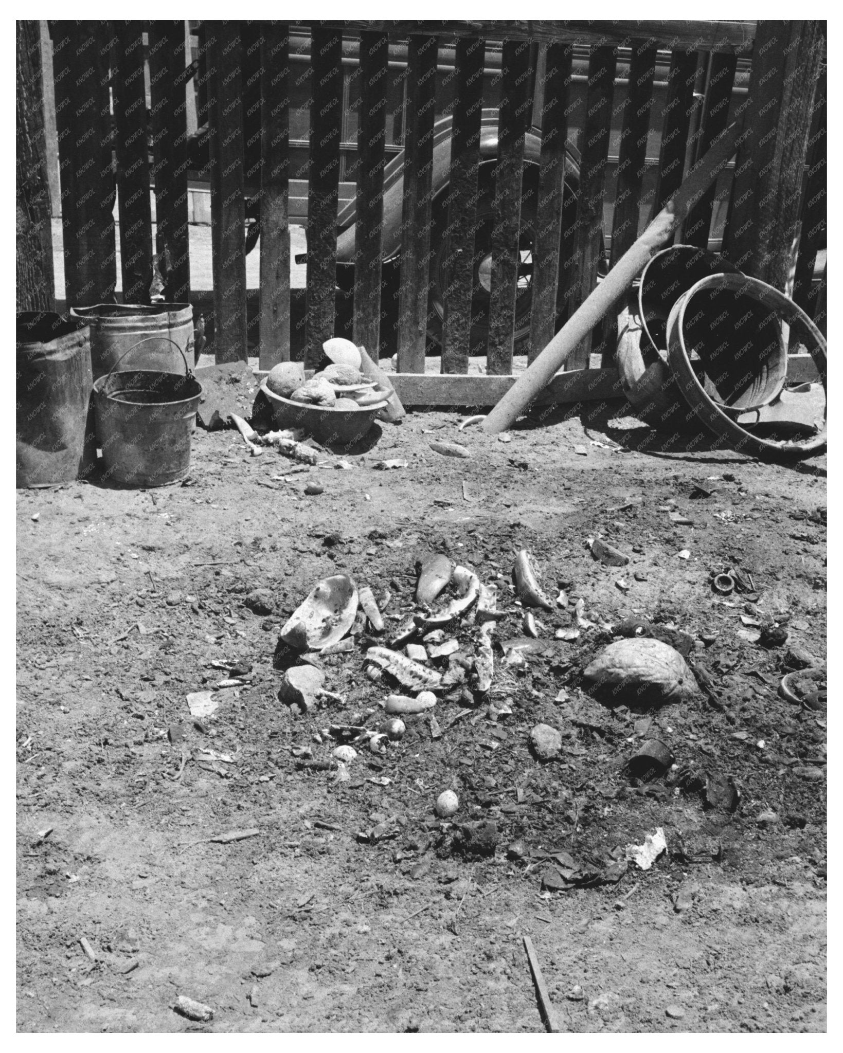 Brawley California Migrant Laborers Living Conditions June 1935 Vintage Photo - Available at KNOWOL