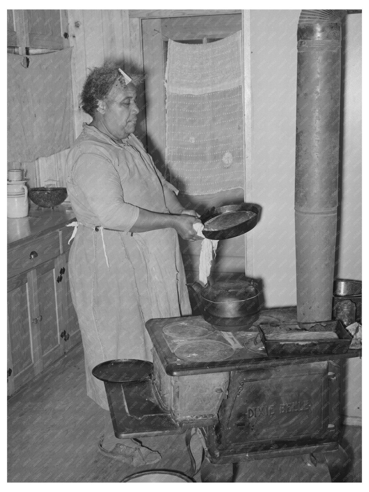Bread Making at Sabine Farms Marshall Texas 1939 - Available at KNOWOL