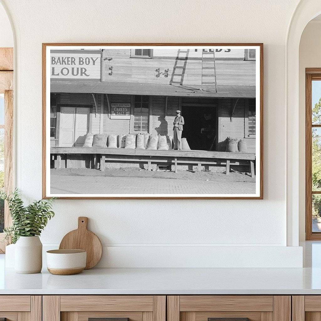 Brownwood Texas Feed Store November 1939 Historical Image - Available at KNOWOL