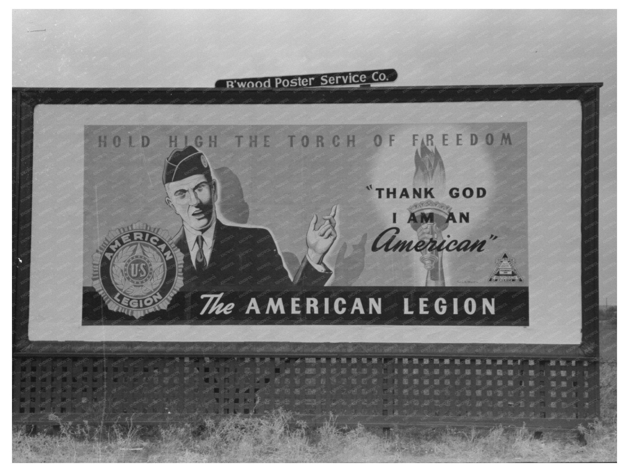 Brownwood Texas Sign Photo by Russell Lee 1939 - Available at KNOWOL