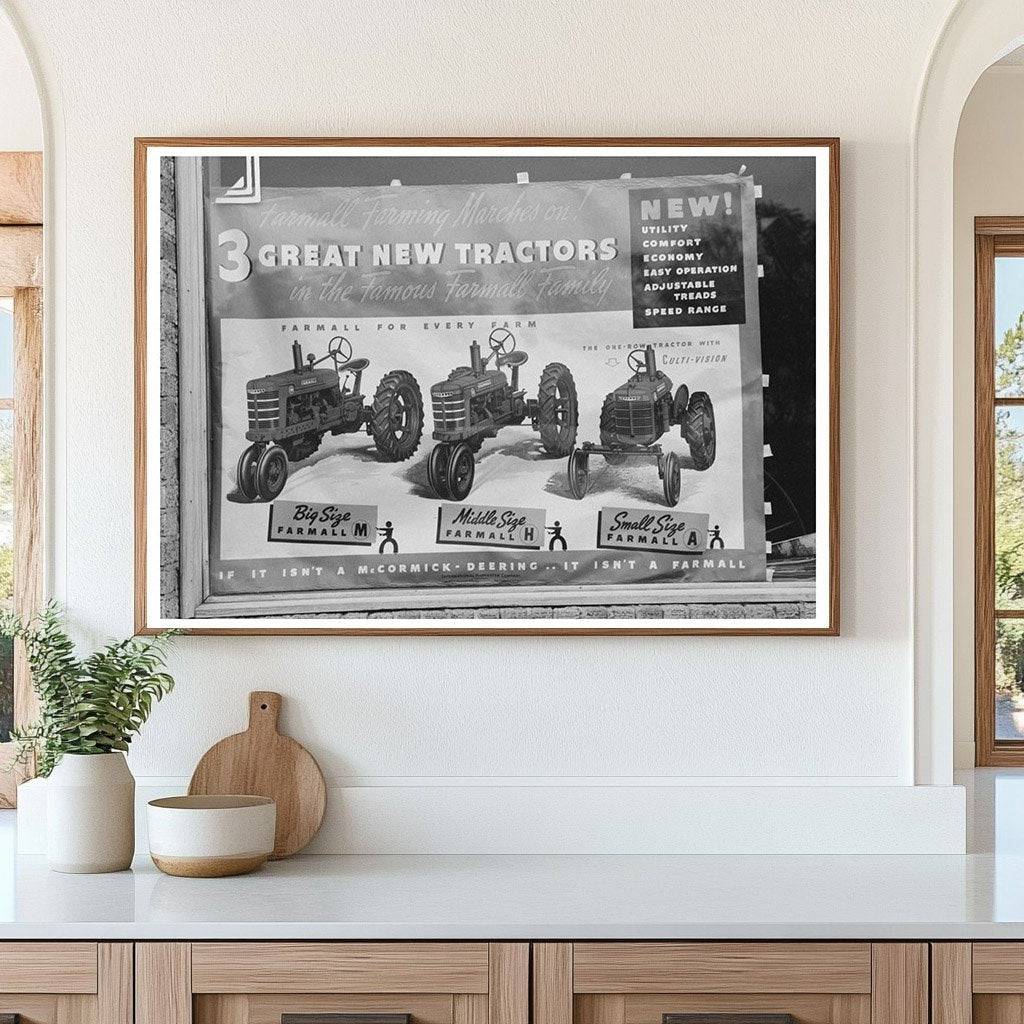 Brownwood Texas Tractor Store Sign November 1939 - Available at KNOWOL