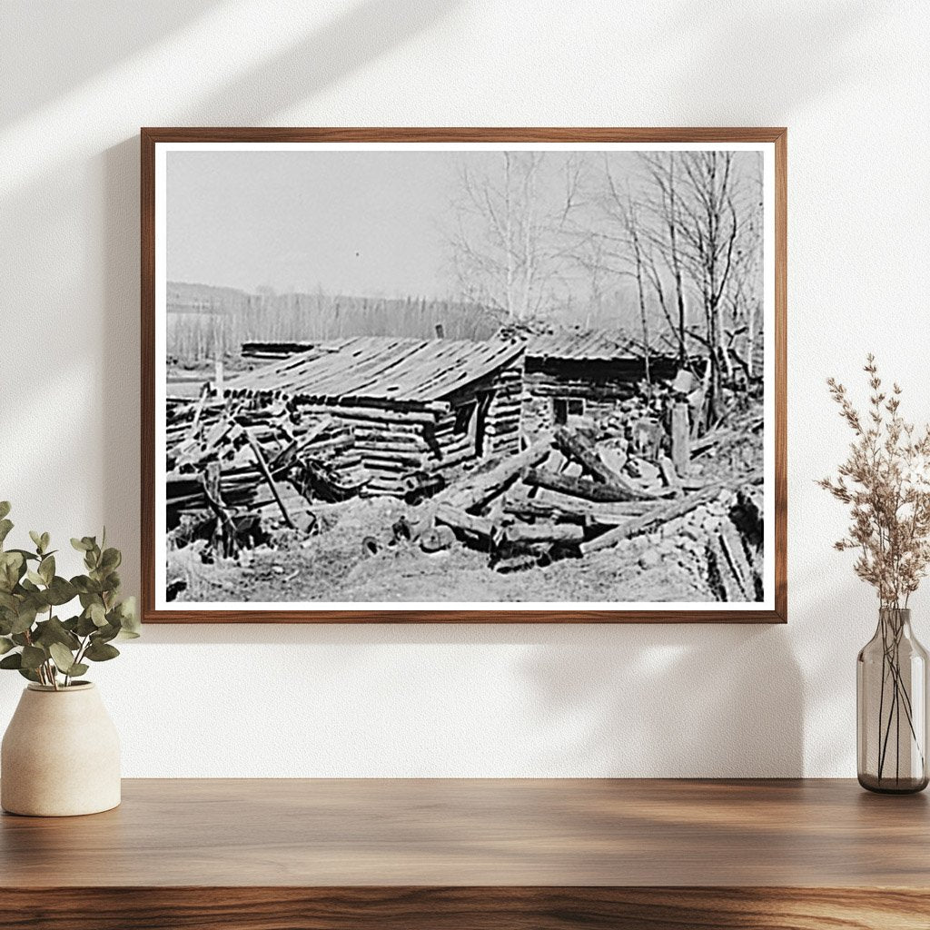 Buckboard Charlies House in Gogebic County 1937 - Available at KNOWOL