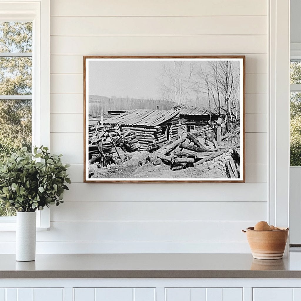 Buckboard Charlies House in Gogebic County 1937 - Available at KNOWOL