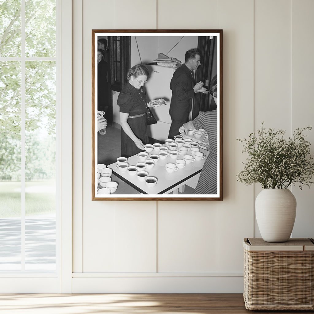 Buffet Supper by Jaycees in Eufaula Oklahoma February 1944 - Available at KNOWOL