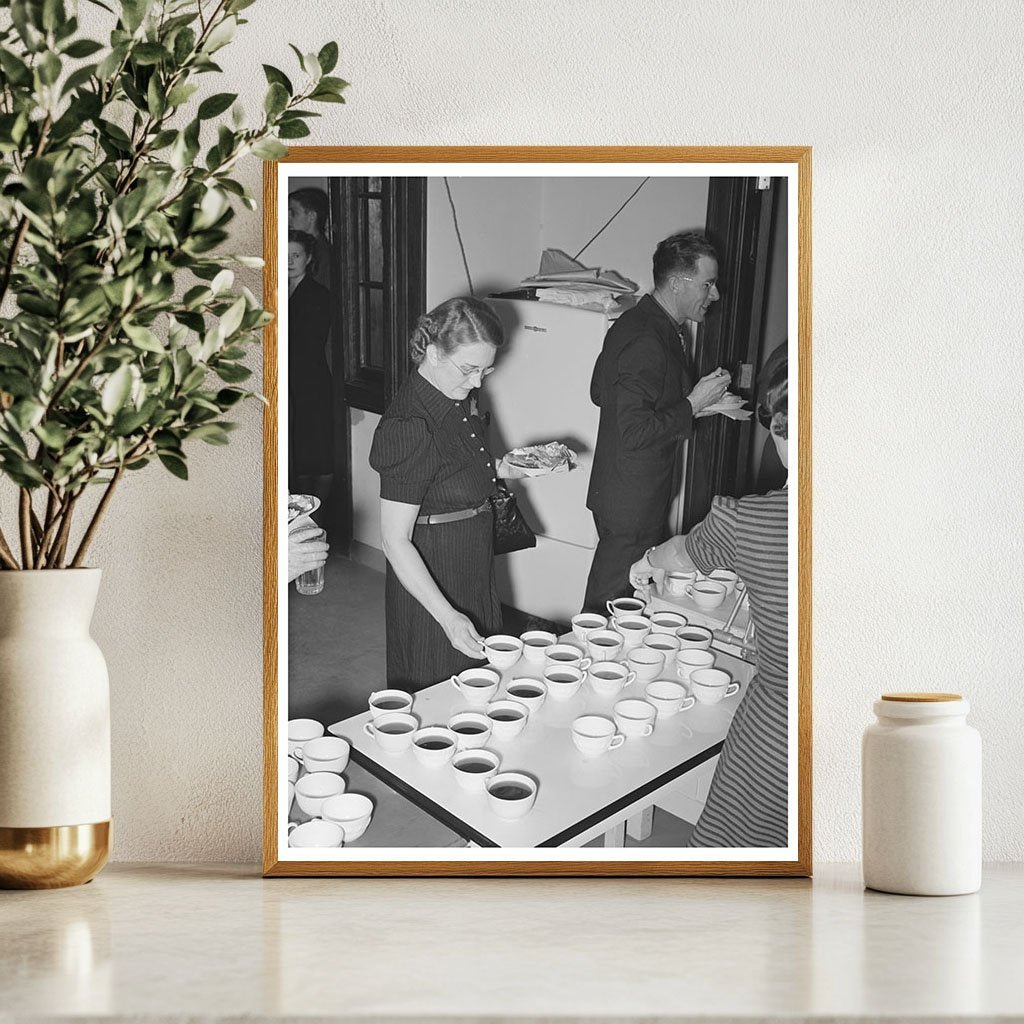 Buffet Supper by Jaycees in Eufaula Oklahoma February 1944 - Available at KNOWOL