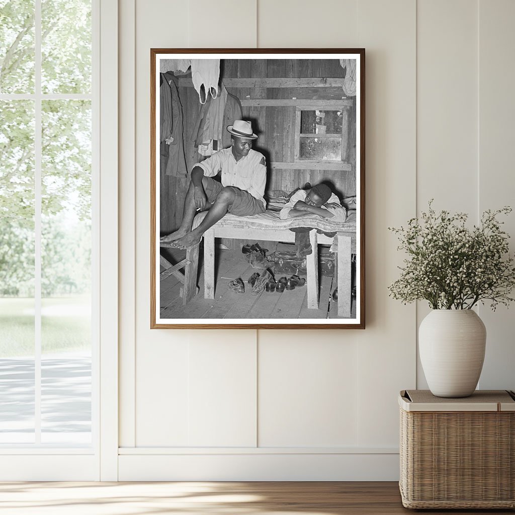 Bunkhouse for Strawberry Pickers Hammond Louisiana 1939 - Available at KNOWOL