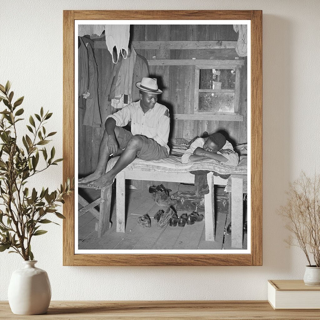 Bunkhouse for Strawberry Pickers Hammond Louisiana 1939 - Available at KNOWOL