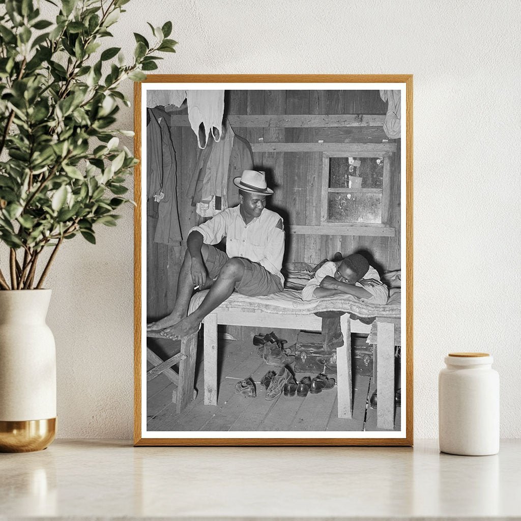 Bunkhouse for Strawberry Pickers Hammond Louisiana 1939 - Available at KNOWOL