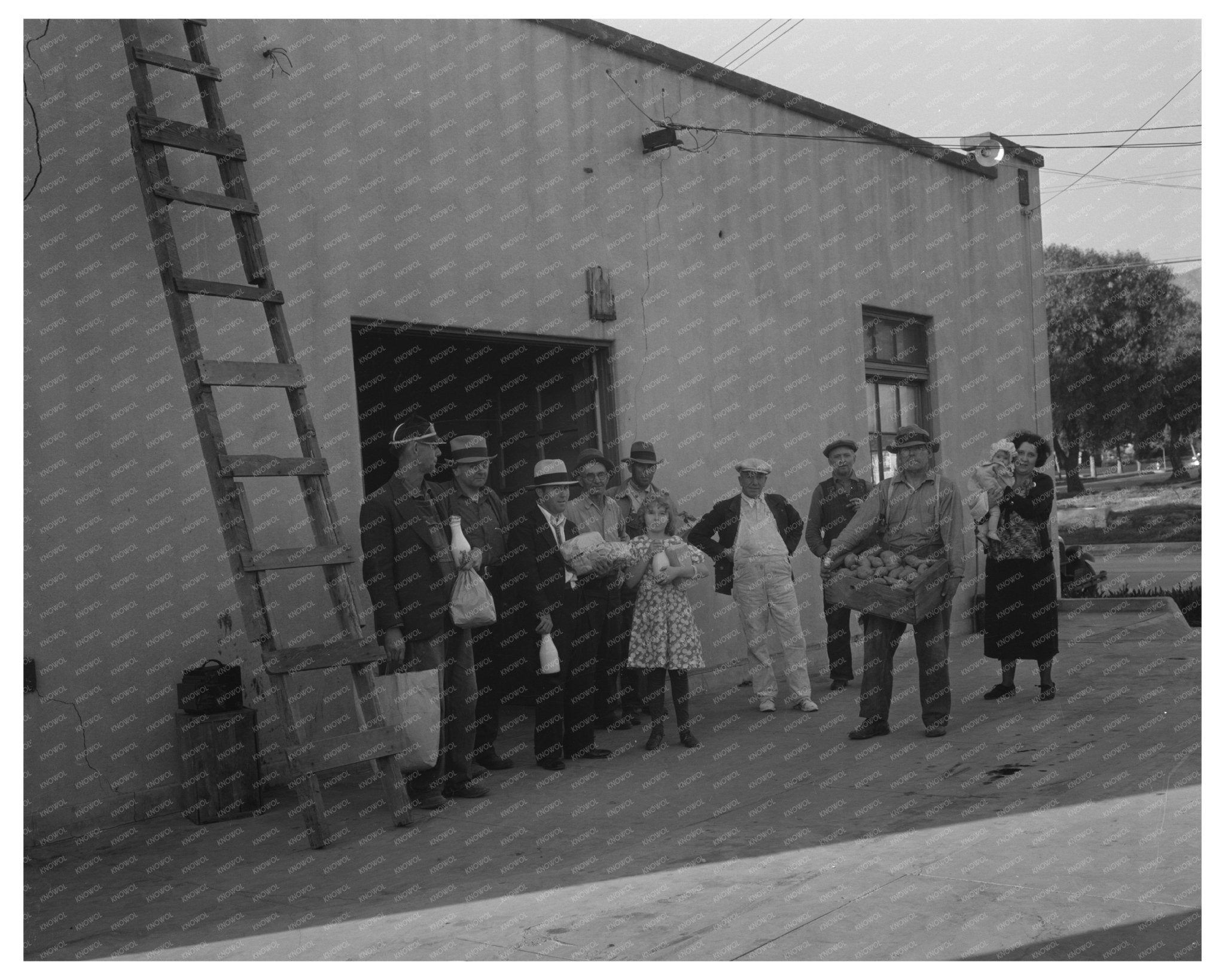 Burbank California Self - Help Cooperative Vintage Image February 1936 - Available at KNOWOL