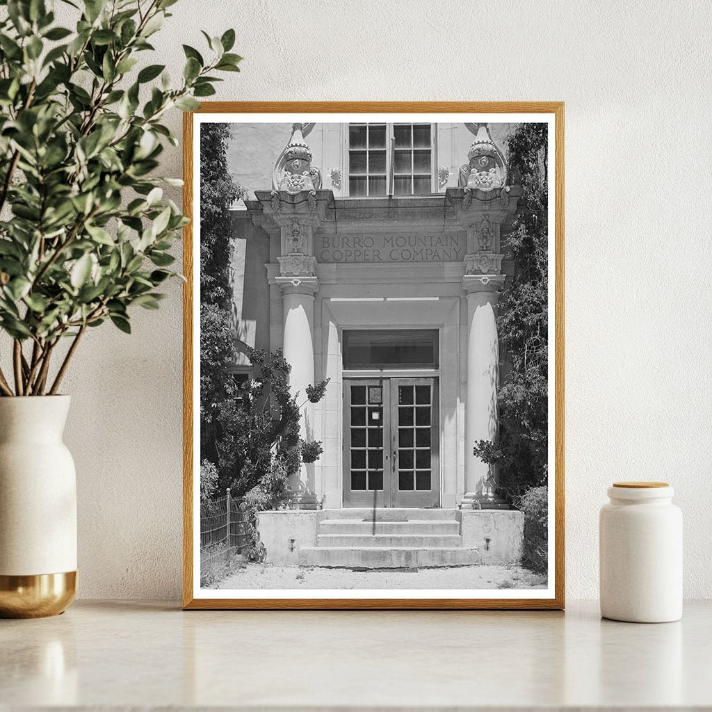 Burro Mountain Copper Company Office Entrance 1940 - Available at KNOWOL