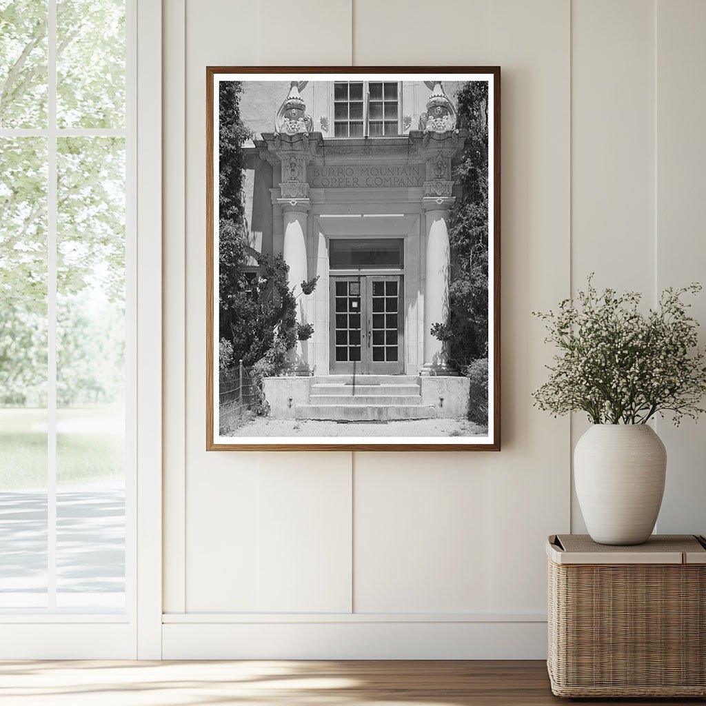 Burro Mountain Copper Company Office Entrance 1940 - Available at KNOWOL