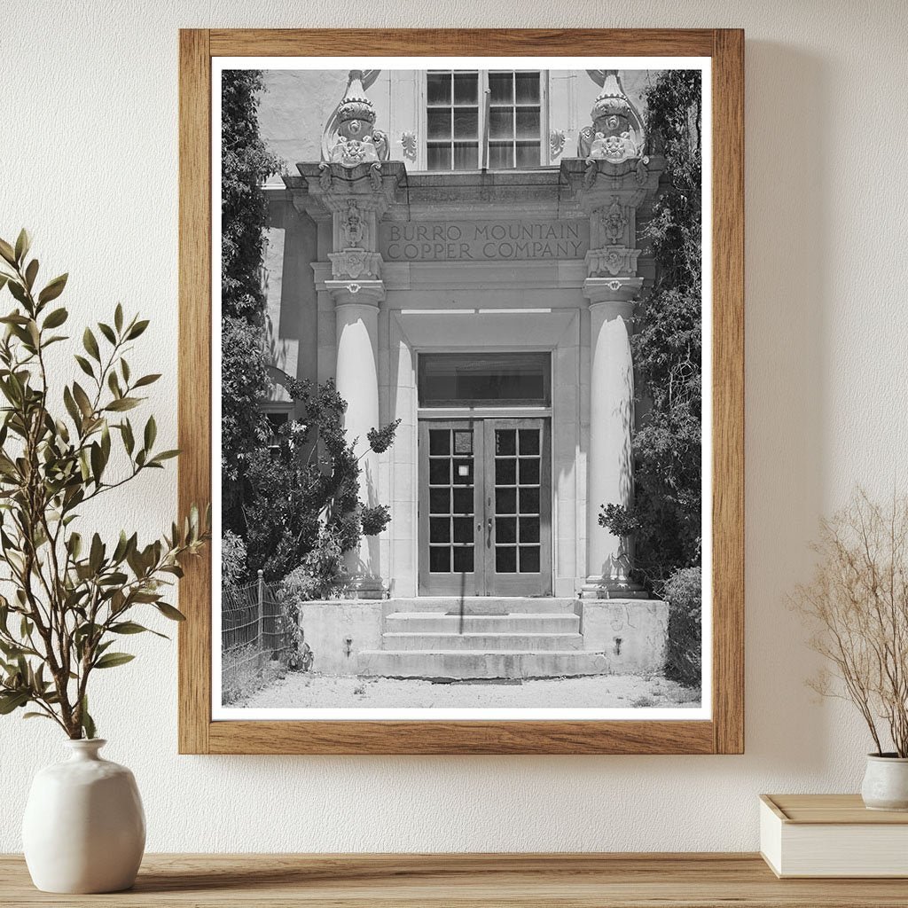 Burro Mountain Copper Company Office Entrance 1940 - Available at KNOWOL