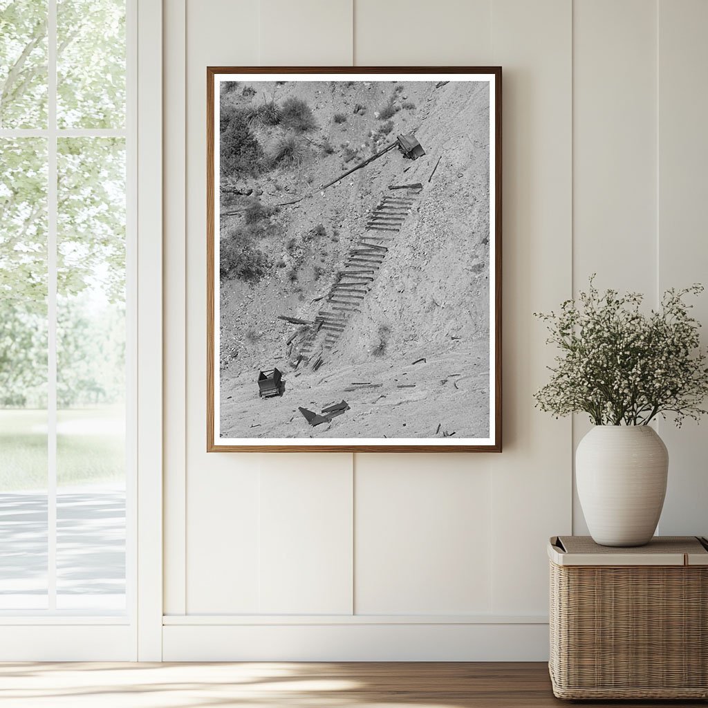 Burro Mountain Copper Company Ore Cars May 1940 - Available at KNOWOL