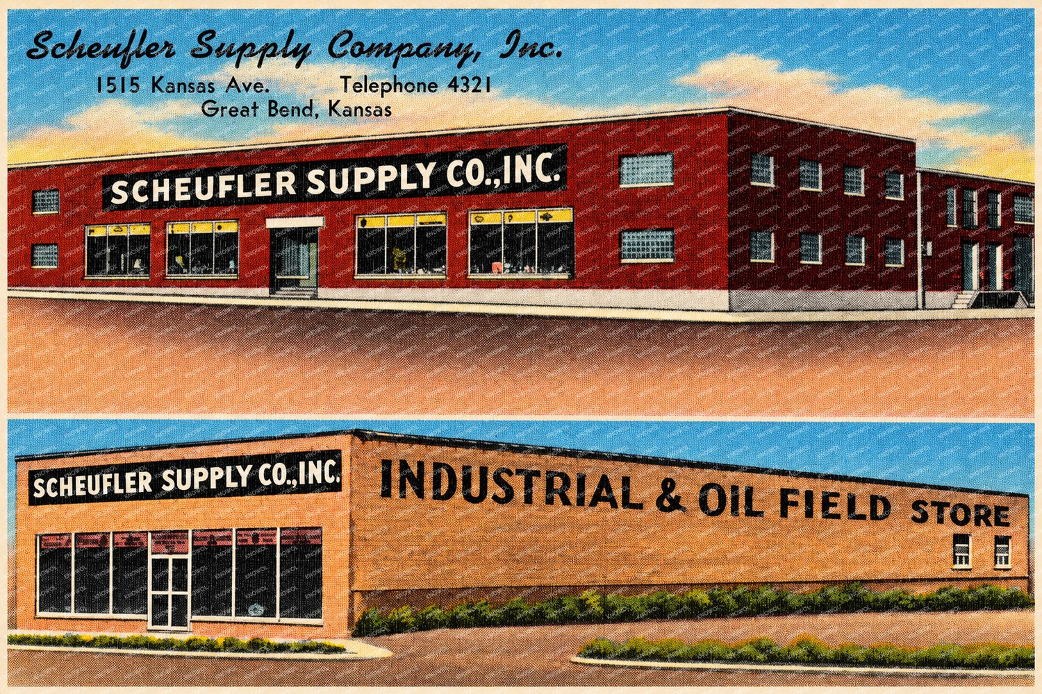Great Bend, KS: Scheufler Supply Company, Inc., 1515 Kansas Ave.