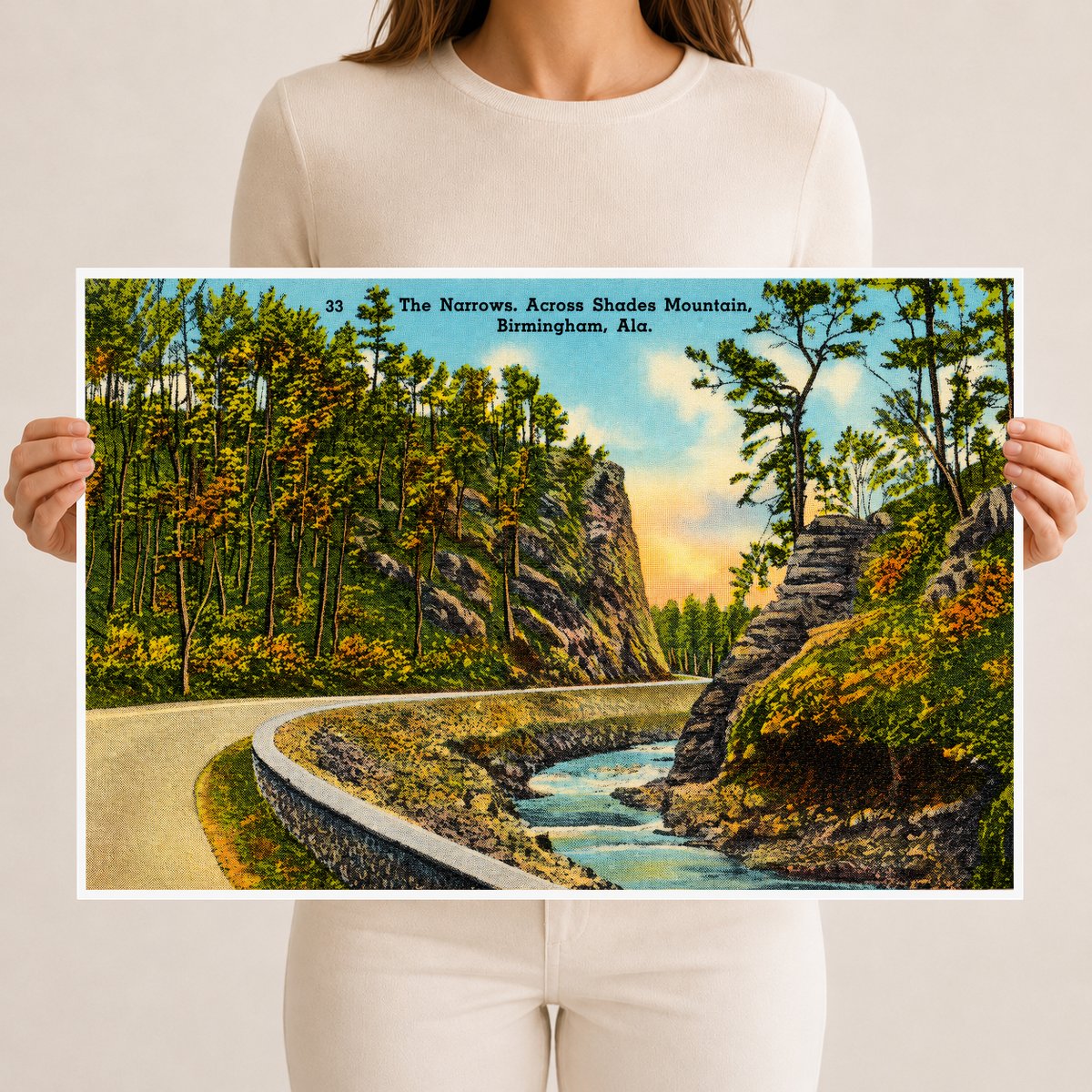 Birmingham, AL: The Narrows, across Shade Mountain