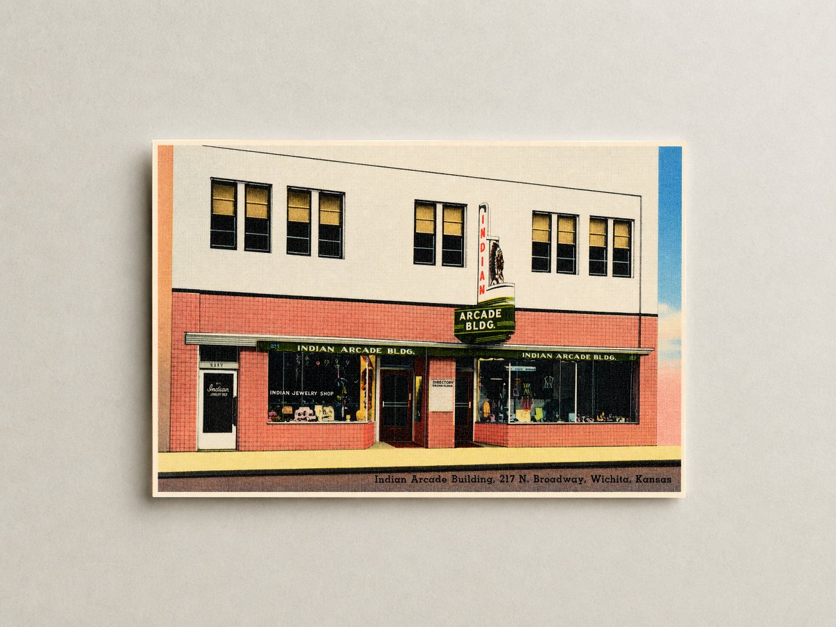 Wichita, KS: Indian Arcade Building, 217 N. Broadway