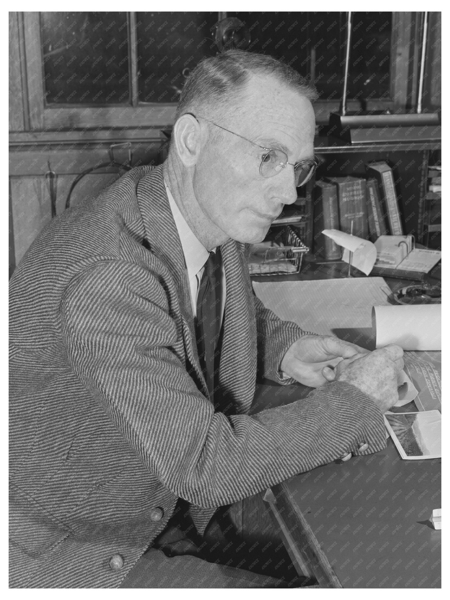 C.A. Lee Cashier at Intercontinental Rubber Producers 1941 - Available at KNOWOL