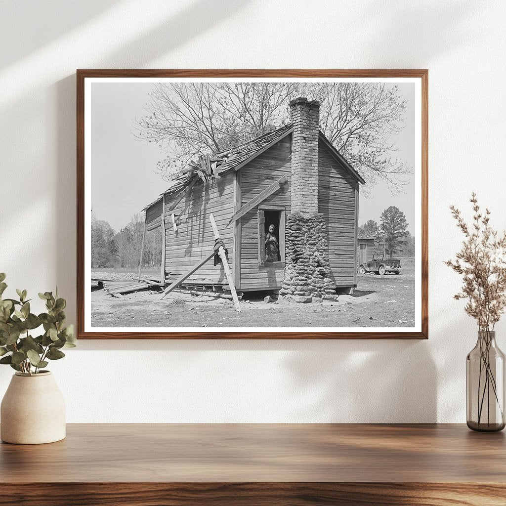 Cabin in Jefferson Texas April 1939 Rural Life Image - Available at KNOWOL