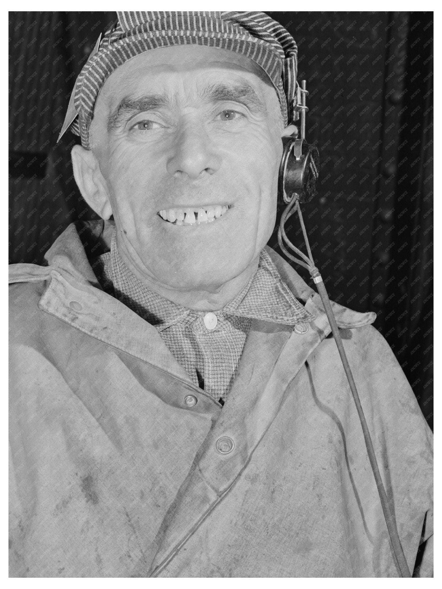 Cable Machine Operator at Shasta Dam December 1941 - Available at KNOWOL