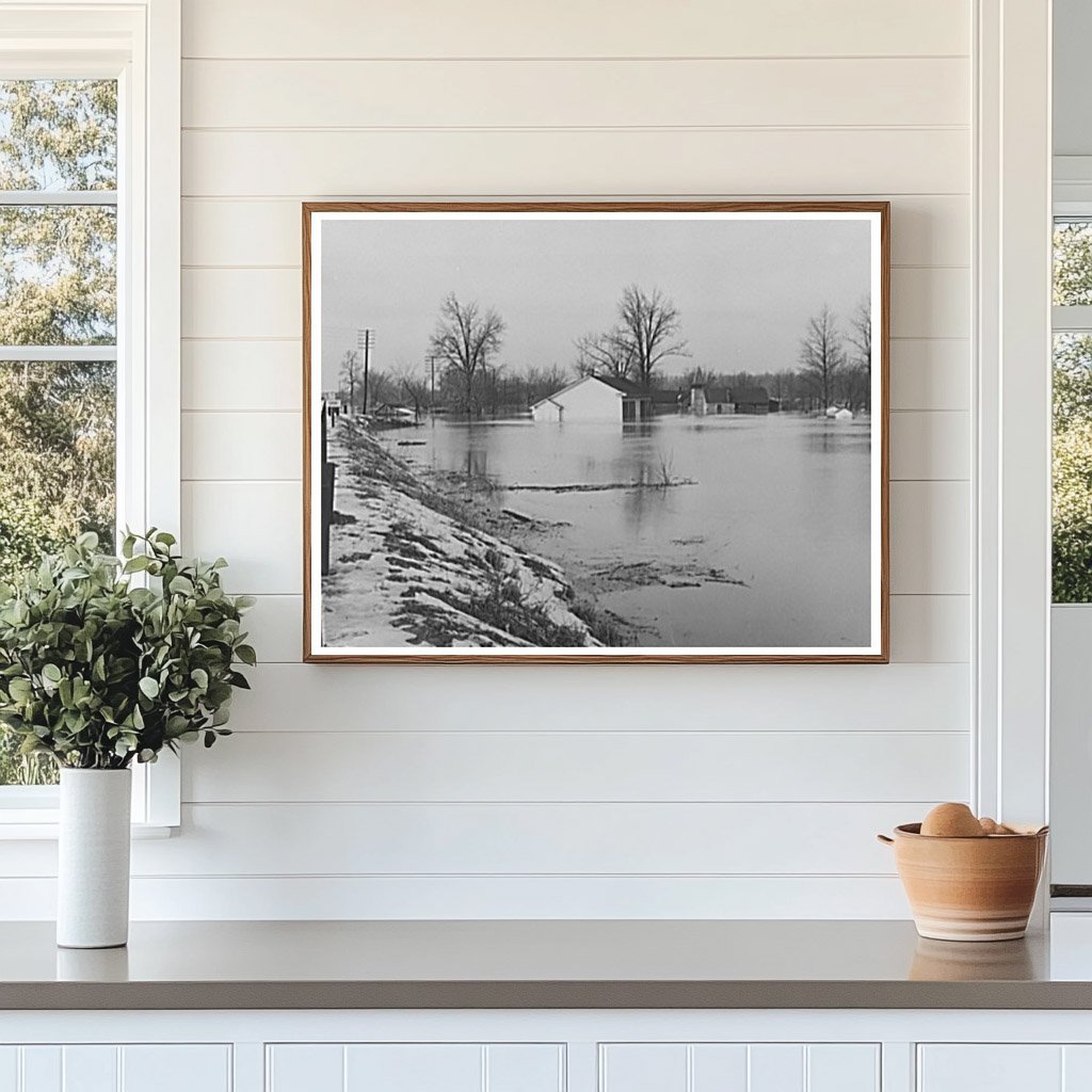 Cache Illinois February 1937 Flood Impact Photo 1944 - Available at KNOWOL