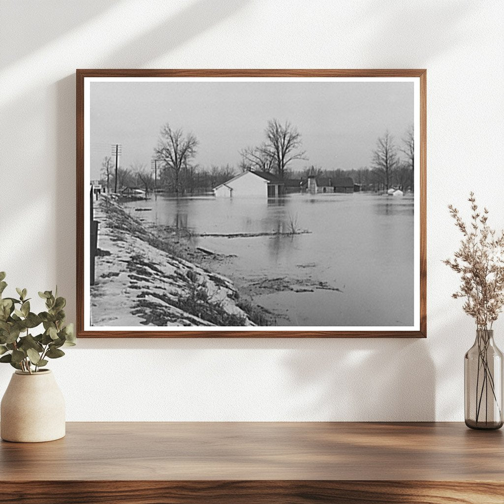 Cache Illinois February 1937 Flood Impact Photo 1944 - Available at KNOWOL