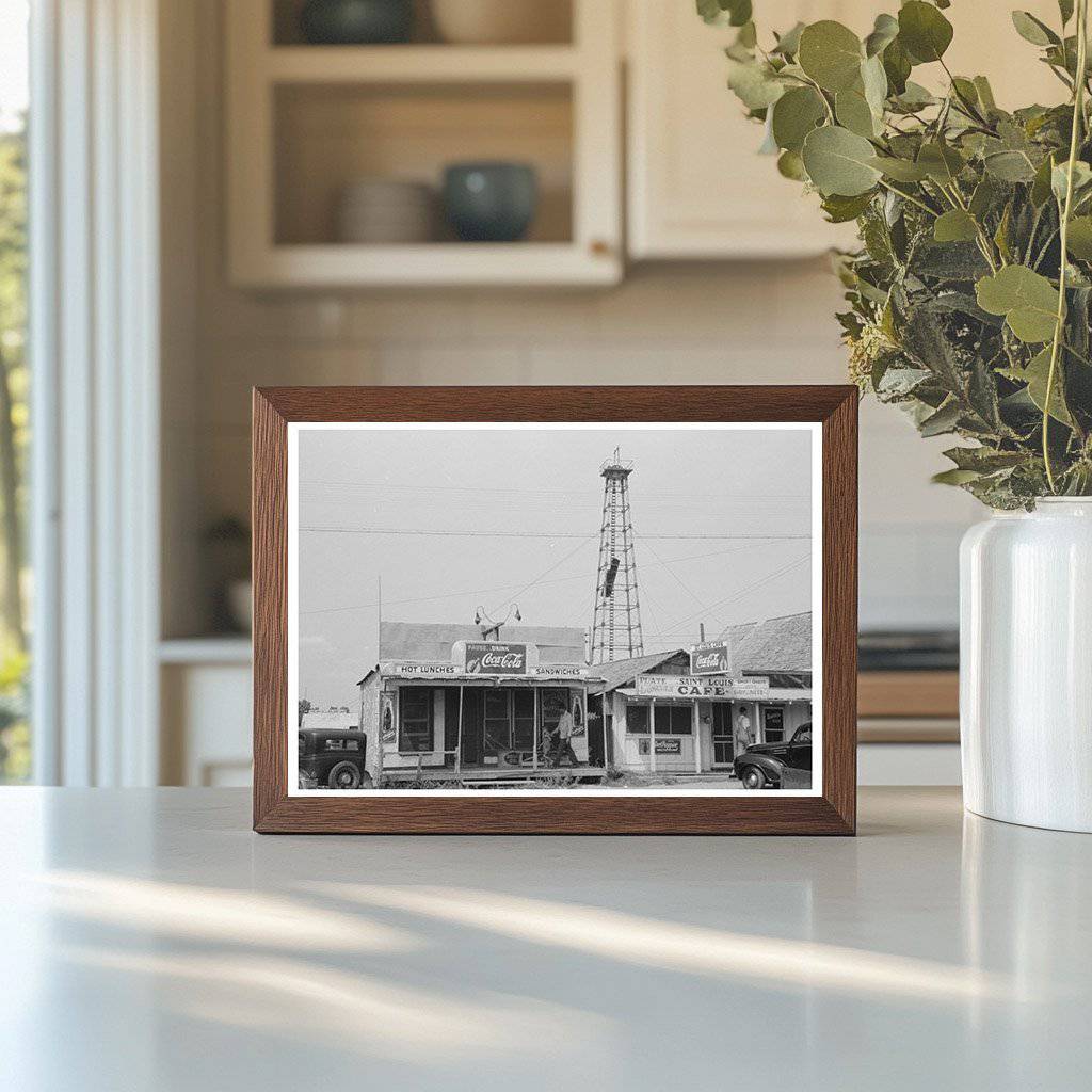 Cafes on Main Street Saint Louis Oklahoma August 1939 - Available at KNOWOL