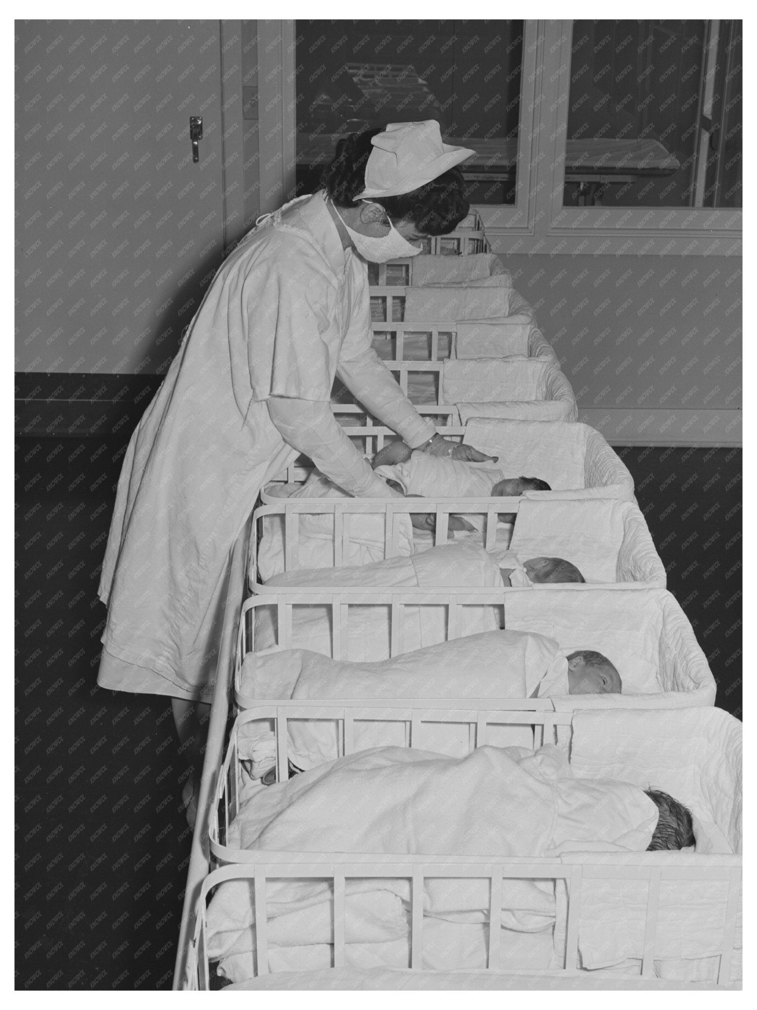 Cairns General Hospital Nursery Image February 1942 - Available at KNOWOL