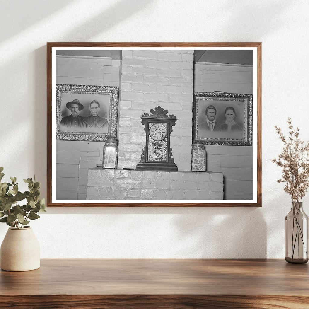 Cajun Family Heritage Mantle in Louisiana 1938 - Available at KNOWOL
