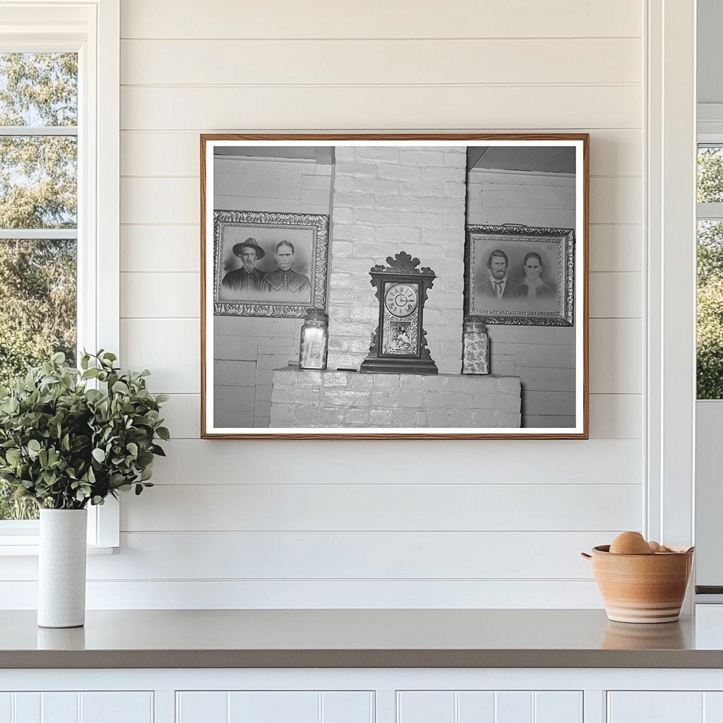 Cajun Family Heritage Mantle in Louisiana 1938 - Available at KNOWOL