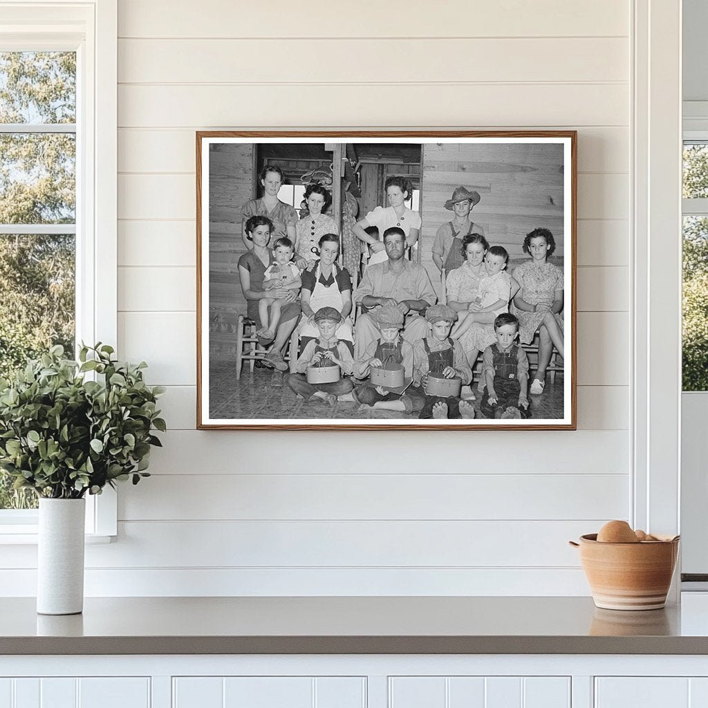 Cajun Family on Farm in Acadia Parish 1938 - Available at KNOWOL