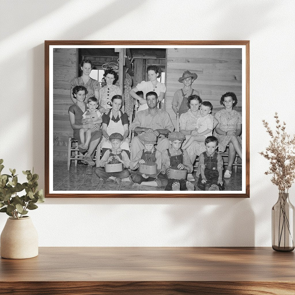 Cajun Family on Farm in Acadia Parish 1938 - Available at KNOWOL